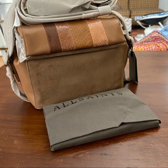 All Saints Leather Crossbody Bag - Picture 9 of 13